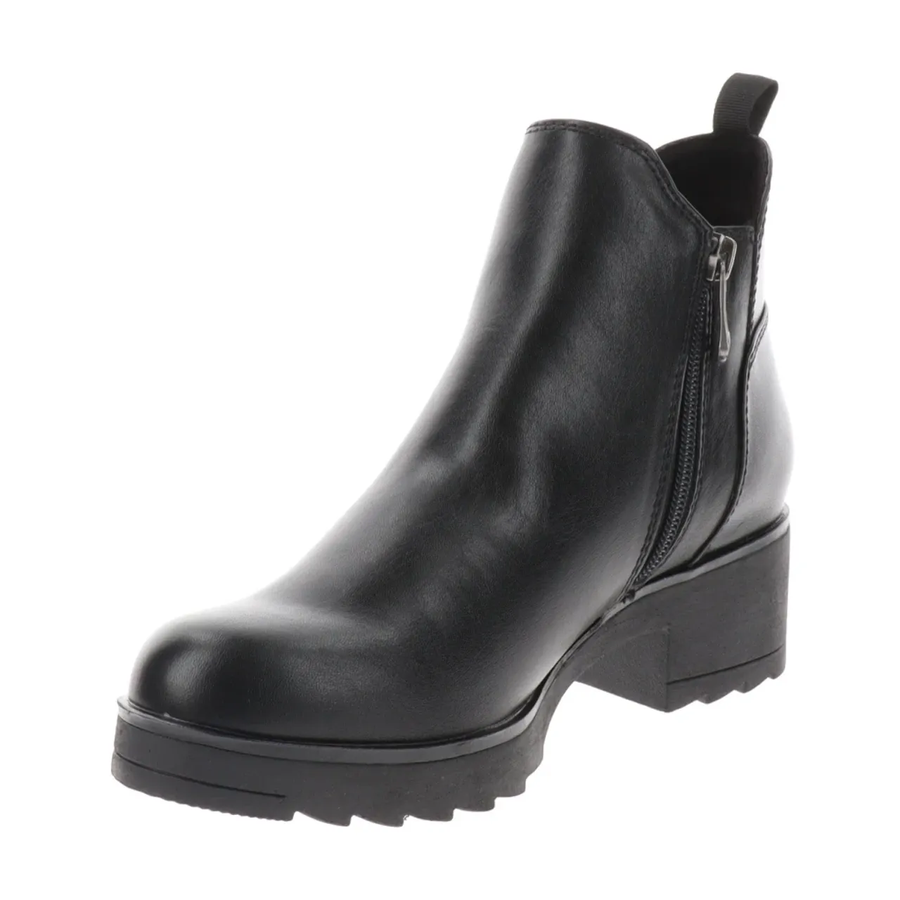 Marco Tozzi , Women Faux Leather Zipper Ankle Boots ,Black female, Sizes: