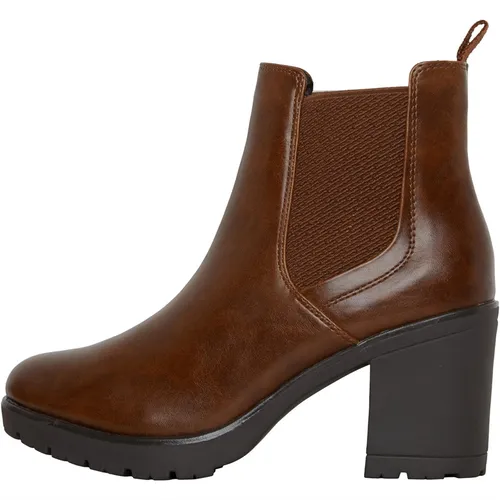 Marco Tozzi Womens 25414 Block Heel Chelsea Boots Cognac