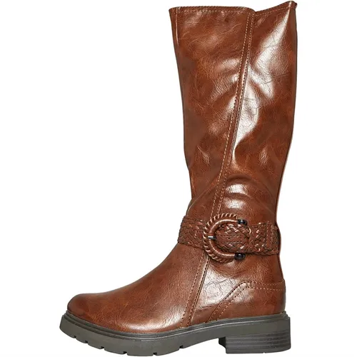 Marco Tozzi Womens 25612 Knee High Boots Chestnut Antic