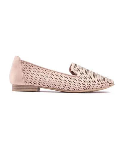 Marco Tozzi Womens Comfort Shoes - Pink Leather