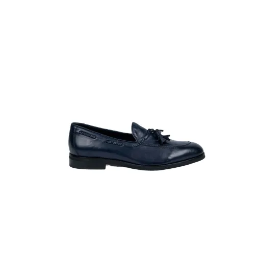 Marechiaro 1962 , Blue Loafers with Rubber Sole ,Blue male, Sizes: