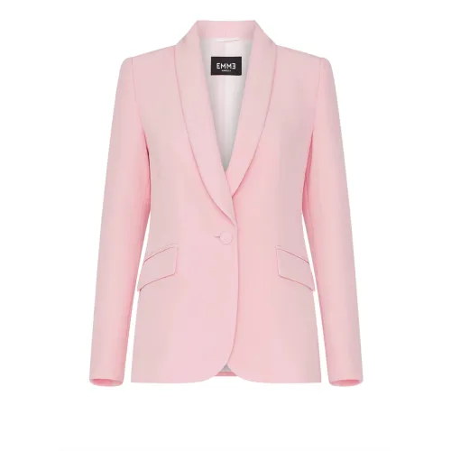 Marella , Intense Pink Synthetic Blazer ,Pink female, Sizes: