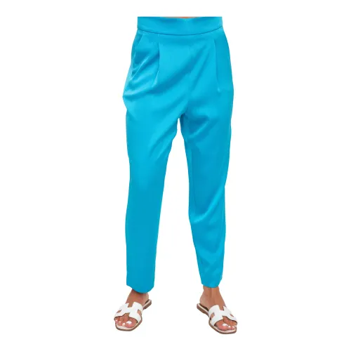 Marella , Pantalone - Stylish Trousers ,Blue female, Sizes: