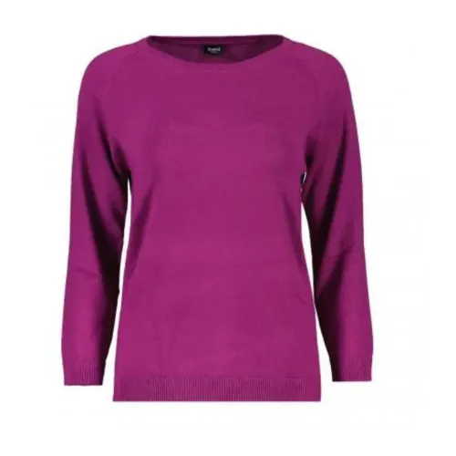 Marella , Versatile and Refined Women Sweater ,Purple female, Sizes: