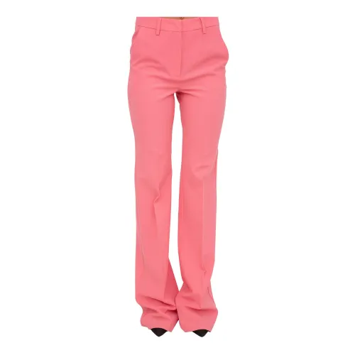 Marella , Wide Trousers ,Pink female, Sizes:
