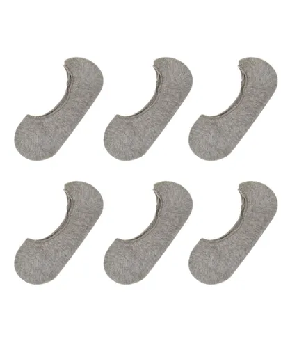 Marie Claire Mens Pack-6 Invisible Sport Socks 65099 men - Grey - One