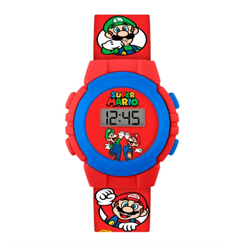Mario Boy's Digital Quartz Watch with Plastic Strap GSM4234