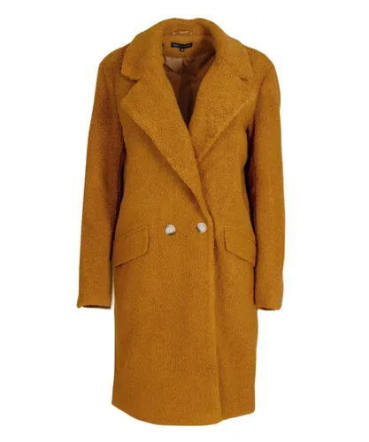 Marks & Spencer Womens Boucle Teddy Coat - Tan