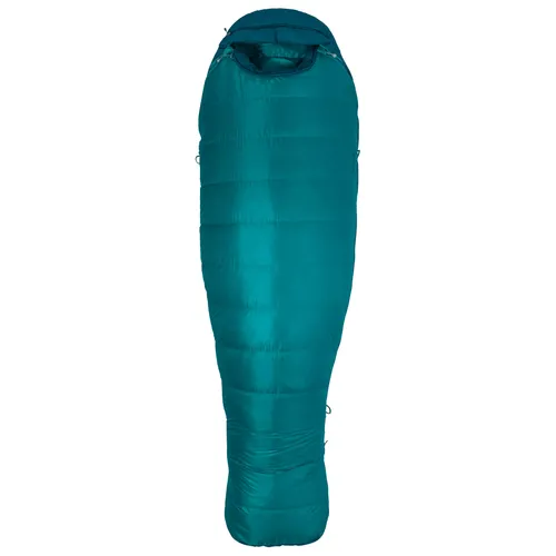 Marmot - Women's Micron 25 - Down sleeping bag size Long, malachite / deep teal