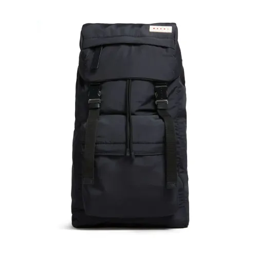 Marni , Black Drawstring Backpack ,Black male, Sizes: ONE SIZE