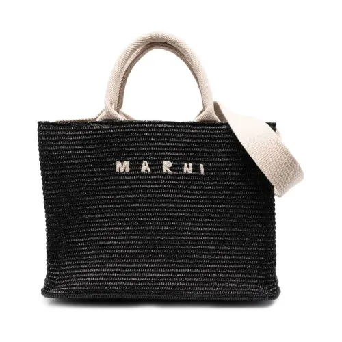 Marni , Black East-West Tote Bag ,Black female, Sizes: ONE SIZE