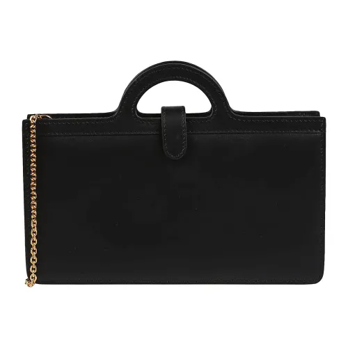 Marni , Black Long Chain Wallet - Stylish and Durable ,Black female, Sizes: ONE SIZE