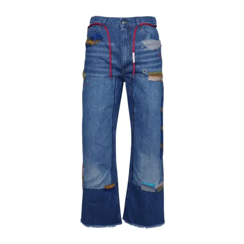 Marni , Blue Jeans ,Blue male, Sizes:
