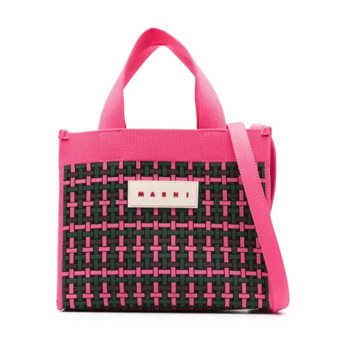 Marni , Fuchsia Handbag - Stylish Acry for Modern Women ,Pink female, Sizes: ONE SIZE