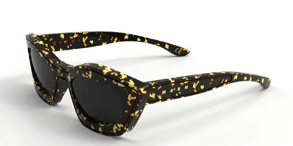 Marni Kea Island Blck Fndtn FII Women's Sunglasses Tortoiseshell Size 53