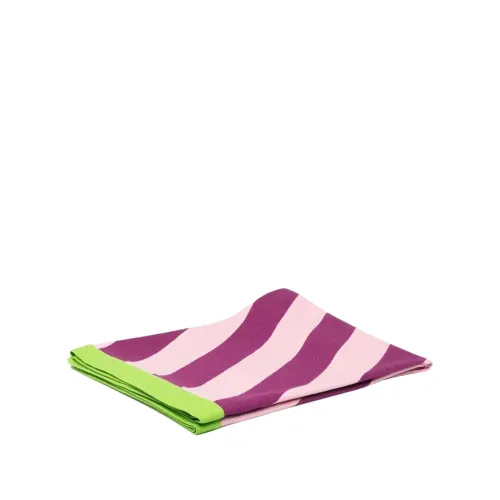 Marni , Luxury Striped Bath Towel ,Pink unisex, Sizes: ONE