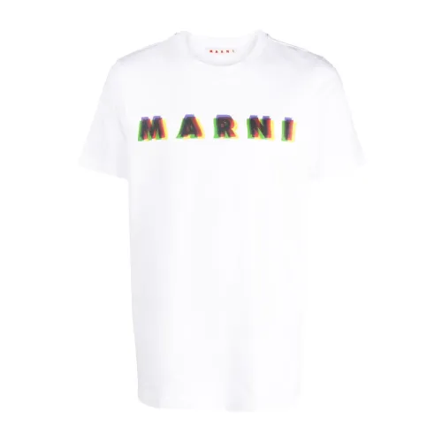 Marni , Marni T-shirts and Polos White ,White male, Sizes: