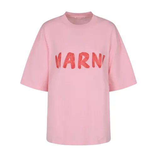 Marni , Pink T-Shirt for Women ,Pink female, Sizes: