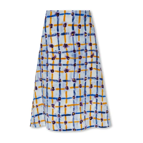 Marni , Silk skirt ,Blue female, Sizes: