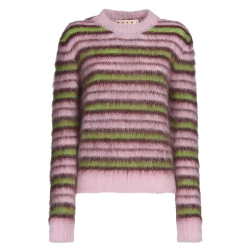 Marni , Striped Sweater ,Multicolor female, Sizes:
