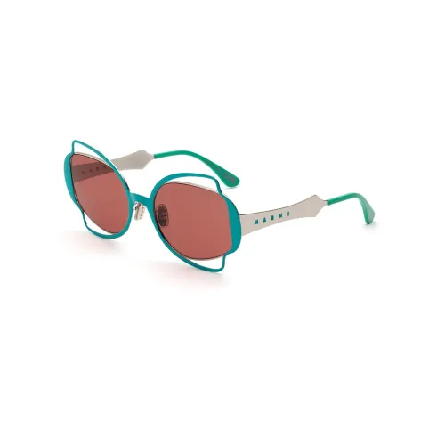 Marni , WE3 Route OF THE SUN Green Sunglasses ,Multicolor female, Sizes: