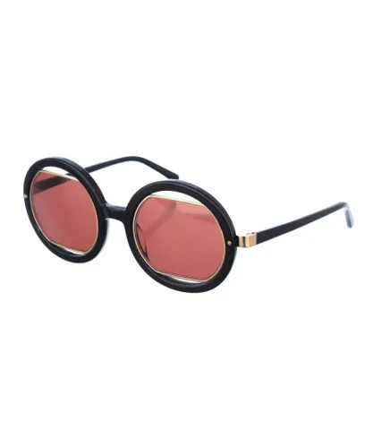 Marni Womens Acetate sunglasses with round shape ME623S women - Black - One