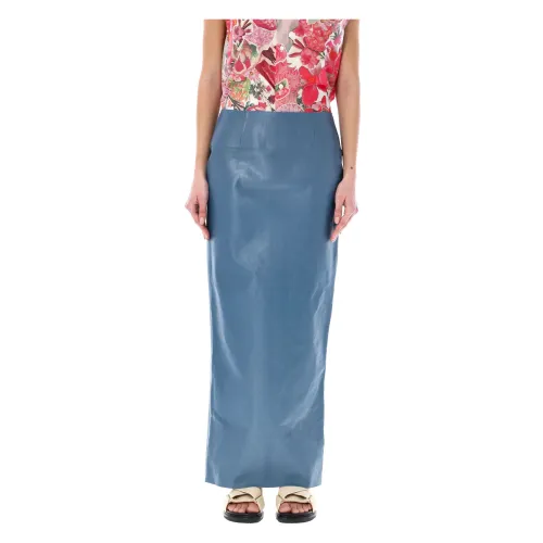 Marni , Womens Clothing Skirts Opal Ss24 ,Blue female, Sizes:
