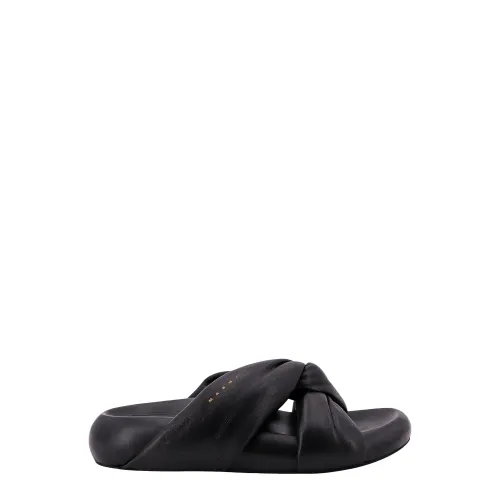 Marni , Womens Shoes Sandals Black Aw23 ,Black female, Sizes: