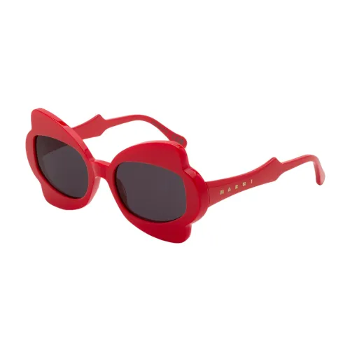 Marni , XJB RED Sunglasses ,Red female, Sizes: