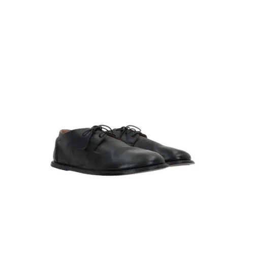 Marsell , Black Leather Derby Shoes ,Black male, Sizes: