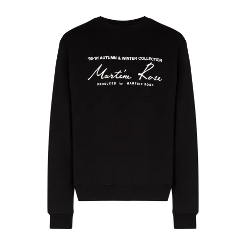 Martine Rose , Martine Rose Sweaters Black ,Black male, Sizes: