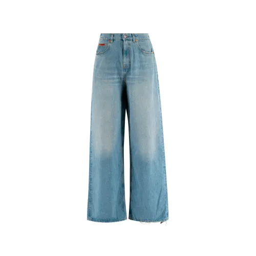 Martine Rose , Wide Jeans ,Blue male, Sizes: