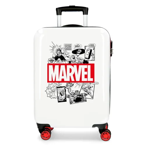 Marvel Avengers Comic White Cabin Suitcase 40 x 55 x 20 cm