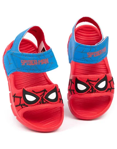 Marvel Spider-Man Kids Sandals | Red & Blue Sliders for