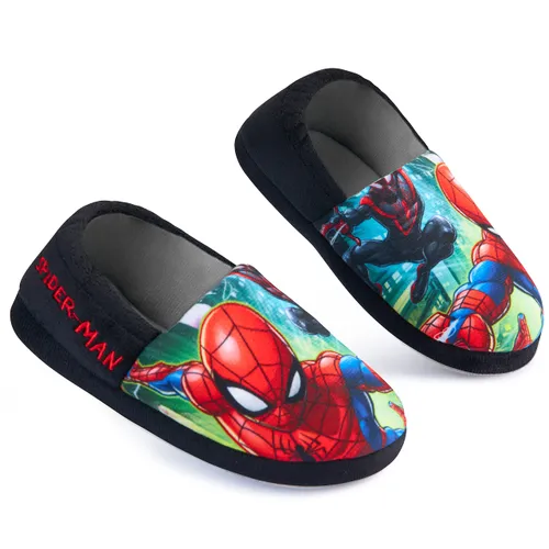 Marvel Spiderman Boys Slippers