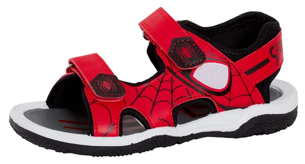 Marvel Spiderman Sports Sandals for Kids Open Toe Easy