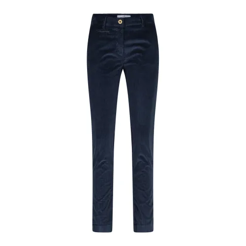 Mason's , Slim-Fit Corduroy Pants ,Blue female, Sizes: