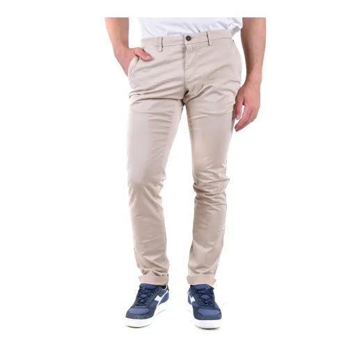 Mason's , Stylish Slim-Fit Pants for Men ,Beige male, Sizes: