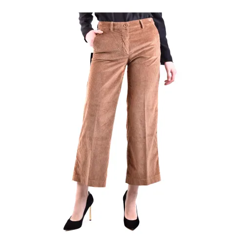 Mason's , Wide Leg Pants - Stylish and Versatile ,Brown female, Sizes: