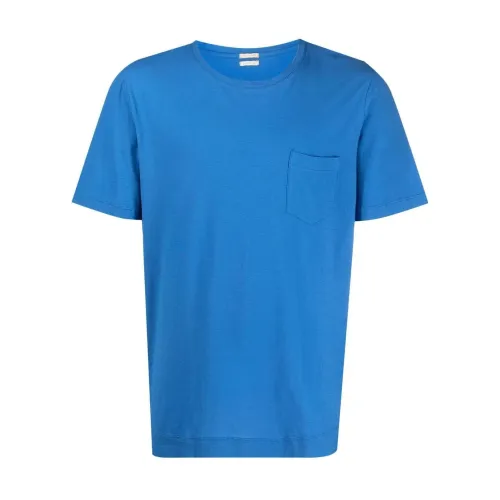 Massimo Alba , Stylish T-shirts and Polos ,Blue male, Sizes: