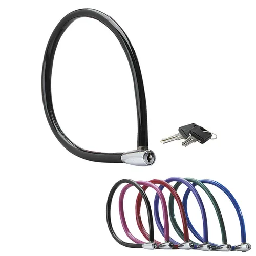 MASTER LOCK Bike Cable Lock [Key] [55 cm Colourful Cable]