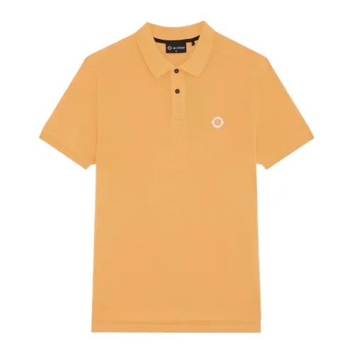 Ma.strum , Orange Polo Shirt ,Orange male, Sizes: