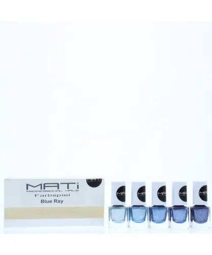 Mati 5 X Blue Ray Nail Polish 5ml - One Size