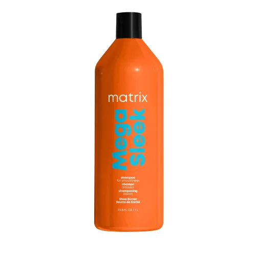 Matrix Mega Sleek Shampoo with Shea Butter to smooth and