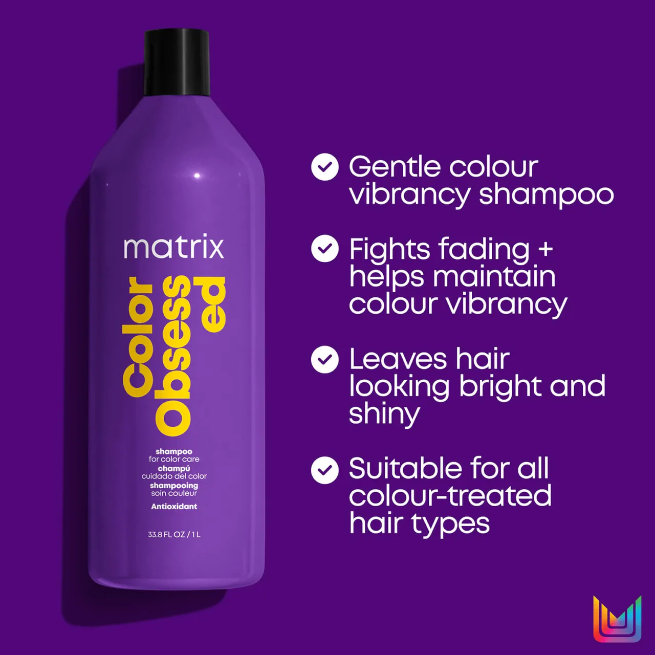 Matrix Total Results Color Obsessed Shampoo for Coloured Hair Protection 1000ml