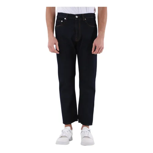 Mauro Grifoni , Cropped Trousers ,Blue male, Sizes: