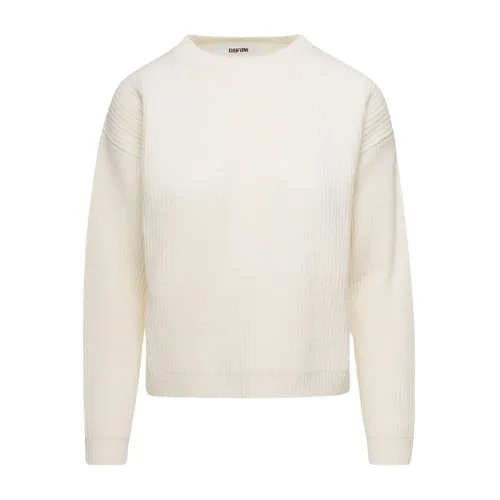 Mauro Grifoni , Merino Wool English Box Sweater ,Beige female, Sizes: