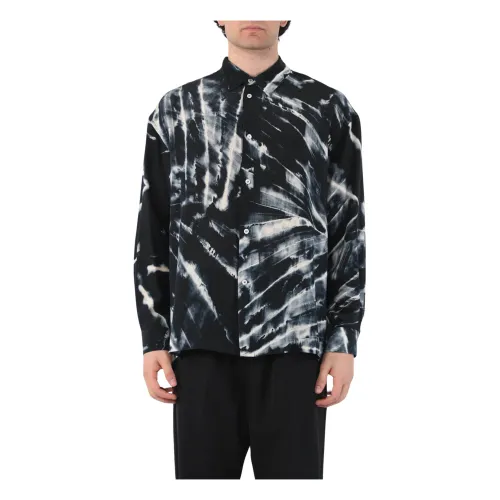Mauro Grifoni , Silk Patterned Oversized Shirt ,Multicolor male, Sizes:
