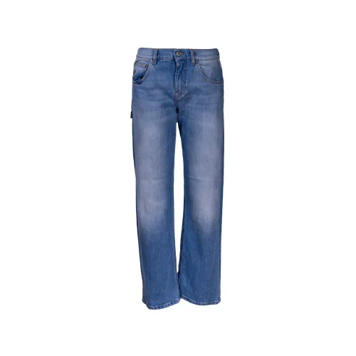 Mauro Grifoni , Straight Jeans ,Blue female, Sizes: