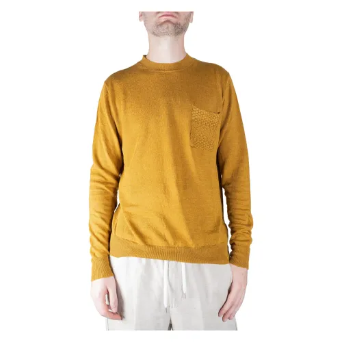 Mauro Grifoni , Sweater ,Yellow male, Sizes: